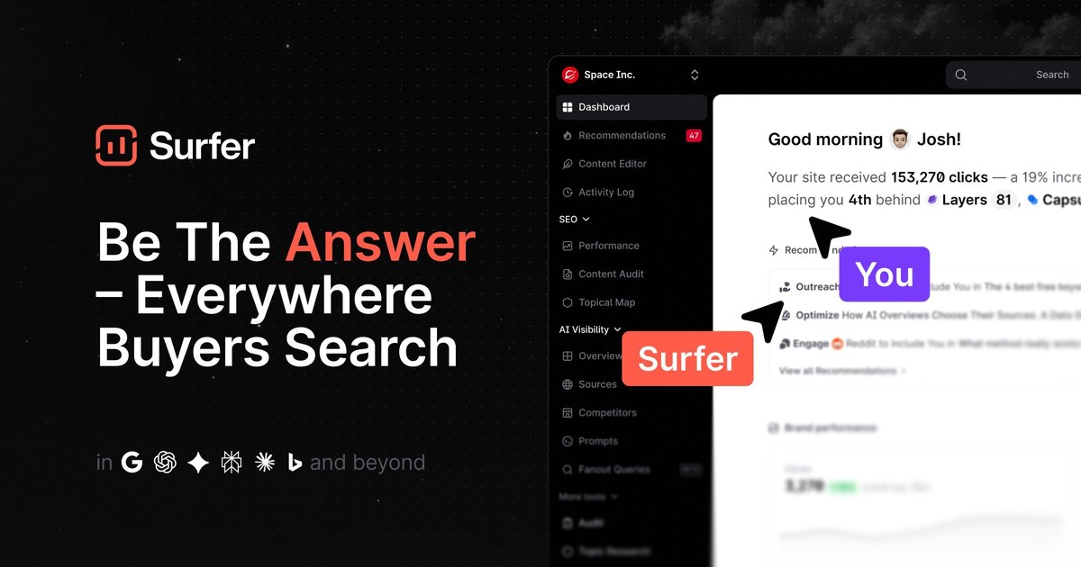 Surfer SEO interface